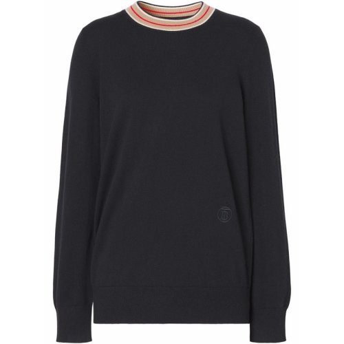  BURBERRY/博柏利 女士條紋羊絨針織衫/毛衣 8048428