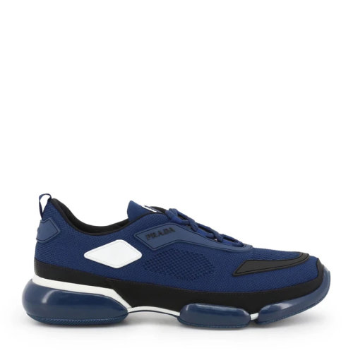 PRADA/普拉達(dá) 男士藍(lán)色皮革休閑鞋運(yùn)動(dòng)鞋跑步鞋男鞋2EG253-20DA-F0216