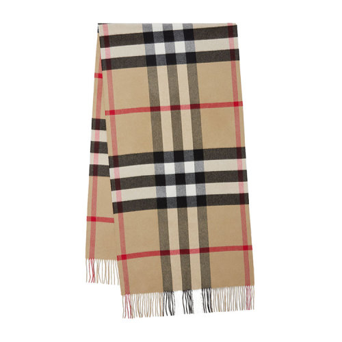 BURBERRY/博柏利 格紋羊絨大號圍巾80453351