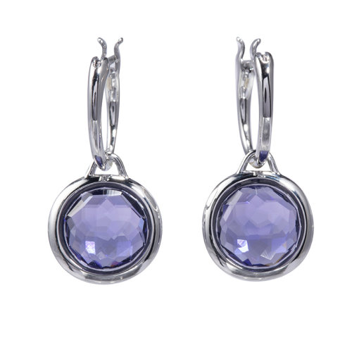 Swarovski/施華洛世奇 Tahlia Mini系列女士糖果色仿水晶石圓圈耳環(huán)耳墜耳釘耳飾 5560932 多色可選