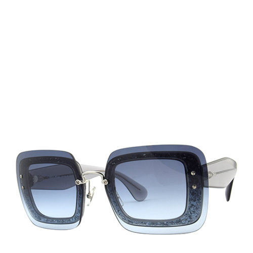 MiuMiu/繆繆 時(shí)尚 優(yōu)雅 復(fù)古 鑲鉆 閃耀 方形 鏡框 女士 太陽鏡 墨鏡 眼鏡 SMU01RS 67mm MiuMiu 繆繆