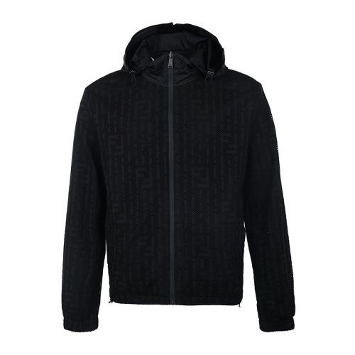 FENDI/芬迪21新品雙面穿連帽男士夾克外套FAA830AGJU