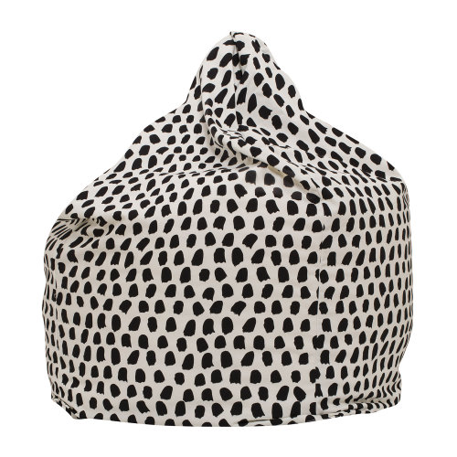 Lelbys 樂澳貝上新原創(chuàng) 設計兒童房布休閑閱讀 寶寶扶手椅可愛墨藝飛揚豆袋