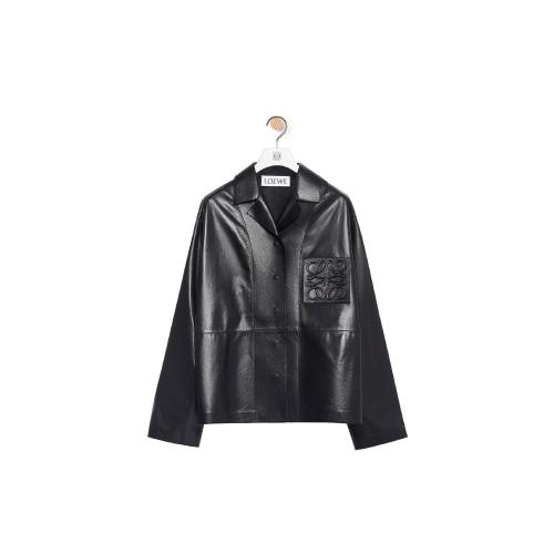  LOEWE羅意威 22年秋冬 女士 長袖襯衫 Anagram pyjama shirt in nappa S359Y31L03-1100