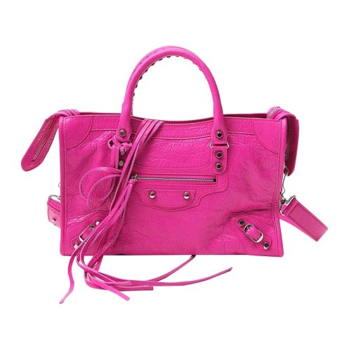  Balenciaga/巴黎世家 女士黑色皮革手提包 431621D94JN1000 PLSX