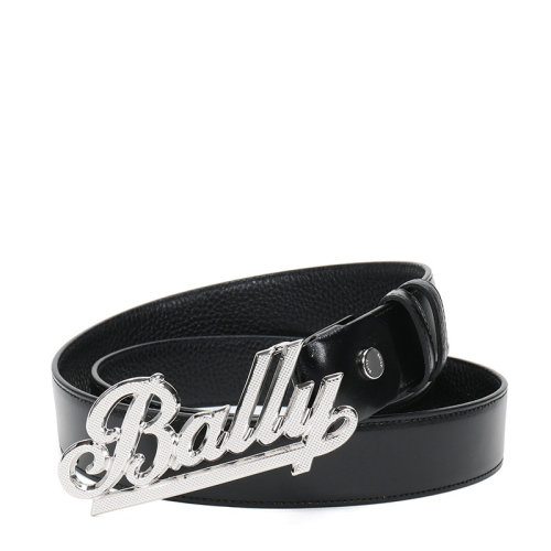 BALLY/巴利 男士牛皮板扣式皮帶腰帶 BALLY SWOOSH 35 M