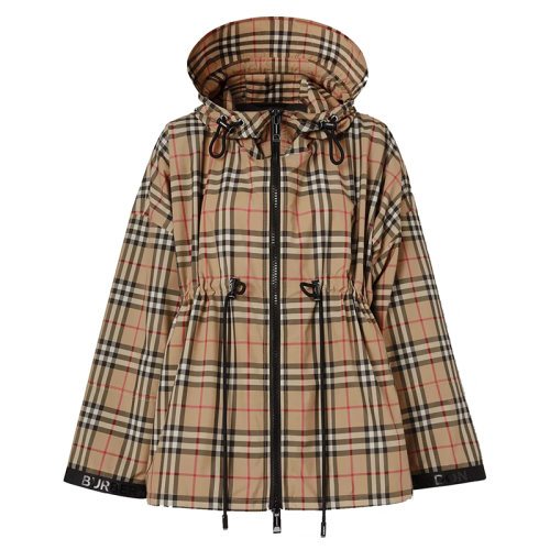 BURBERRY/博柏利 徽標(biāo)帶飾再生聚酯纖維女士夾克 80322101