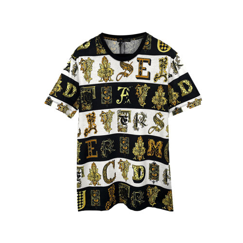 Versace范思哲  主線經典字母花紋短袖T恤 男女都可以