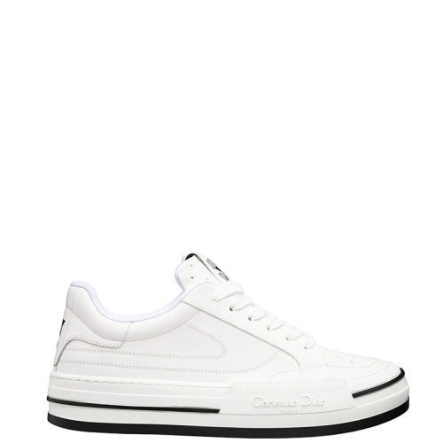 DIOR/迪奧 22年秋冬新款 D-FREEWAY系列 女士白色牛皮革厚底運動鞋KCK349VEA_S10W