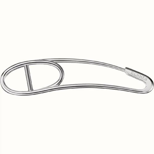  HERMES愛(ài)馬仕 22年秋冬 女士 胸針 Broche Chaine d%26s;ancre Punk， grand modele H117910B 00