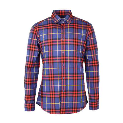 BURBERRY/博柏利巴寶莉襯衫格紋襯衫男士長袖襯衫8020863經(jīng)典格紋