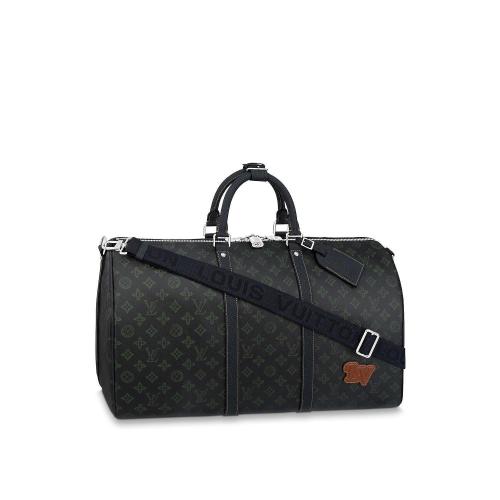  LV路易威登 22年秋冬 男士 旅行包 KEEPALL BANDOULIERE 50 旅行袋 M46334