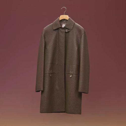  HERMES愛馬仕 22年秋冬 女士 大衣 Manteau souple en cuir H2H1117D0BL36