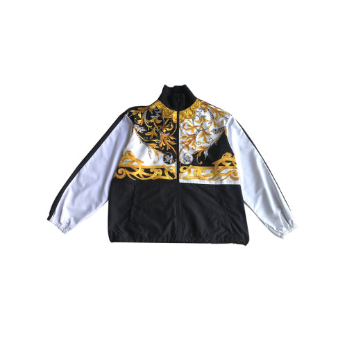 Versace 范思哲 經(jīng)典巴洛克印花立領(lǐng)夾克外套