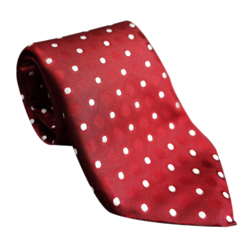 GUCCI 古馳 紅色波點(diǎn)男士領(lǐng)帶  紅色 均碼