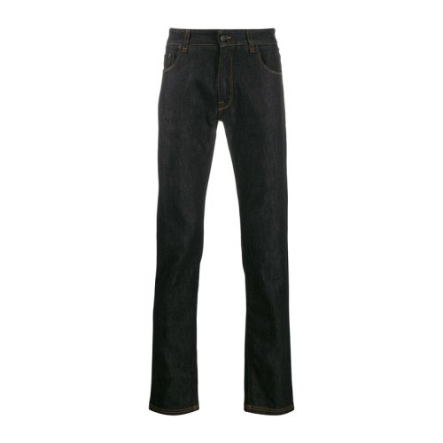  FENDI/芬迪 男士黑色棉質(zhì)牛仔褲 FLP201 A9LG F0QA1 PLFSX