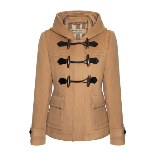 女款羊毛大衣 BURBERRY/博柏利 服裝 巴寶莉 牛角扣大衣 女裝 女士外套 綿羊毛 短款大衣 女士大衣 牛角扣