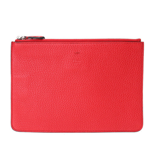 FENDI/芬迪  紅色皮質(zhì)手拿包 清倉(cāng)特賣(mài)