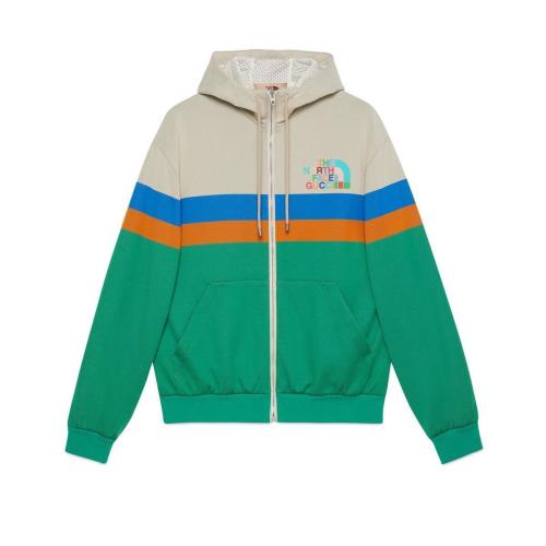  GUCCI古馳 22年秋冬 男士 The North Face x Gucci聯(lián)名系列兜帽夾克 675542 XJDWR 9172