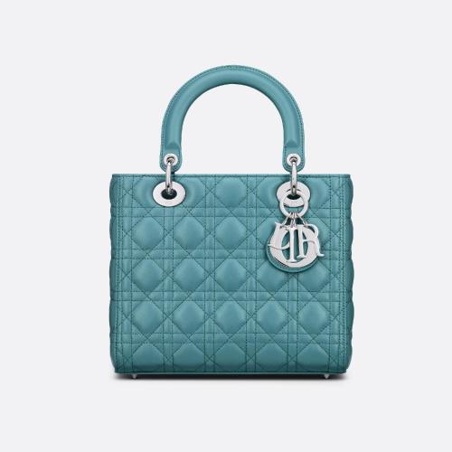 DIOR迪奧 22年秋冬 女士 手提包 中號 Lady Dior 手袋 M0565PNGE_M08Z