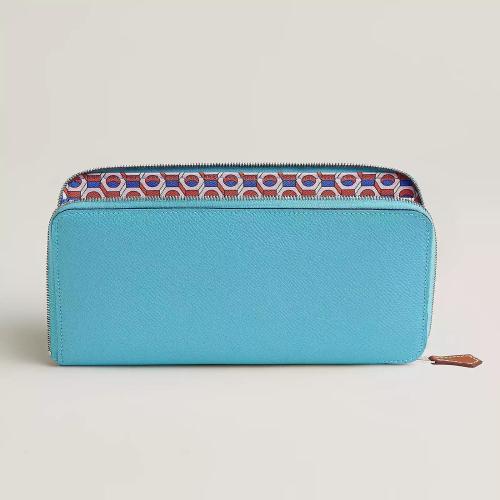  HERMES愛馬仕 22年秋冬 女士 錢包 Portefeuille Silk%26s;In Classique H083334CKAE