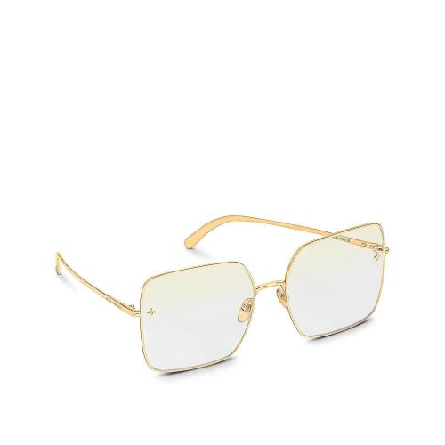  LV路易威登 22年秋冬 女士 太陽眼鏡 LV CHARM SQUARE 輕型防藍(lán)光眼鏡 Z1775U
