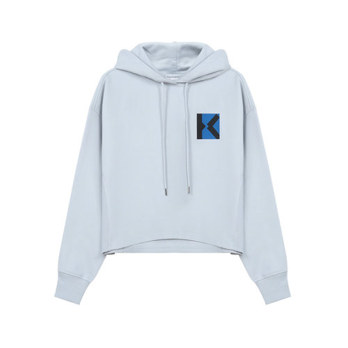KENZO/高田賢三  女衛(wèi)衣 女士KENZO SPORT系列棉質(zhì)Blocked K連帽衛(wèi)衣運動衫 2SW626 4MS