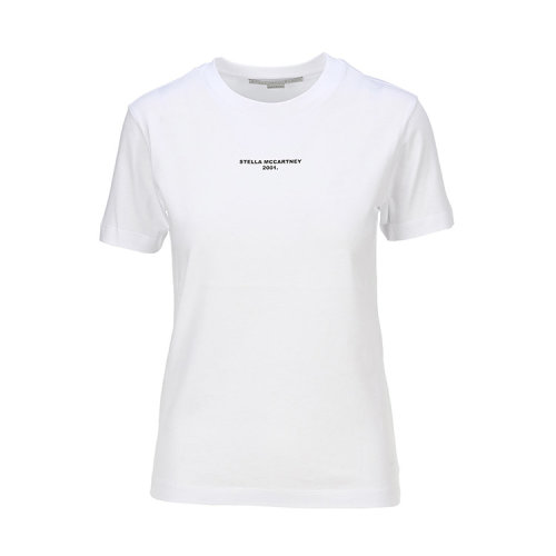 Stella McCartney/絲黛拉麥卡妮 20年秋冬 服裝百搭 女性 logo 白色 女士短袖T恤 600422SNW81#9000