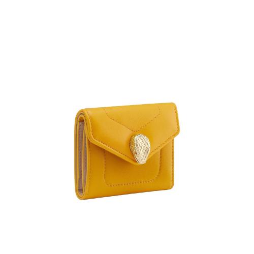  BVLGARI寶格麗 22年秋冬 女士 錢包 SERPENTI REVERSE PORTEFEUILLE a TROIS VOLETS 292304292