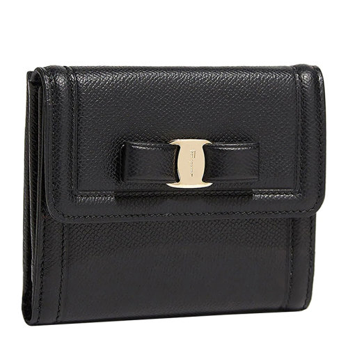 Salvatore Ferragamo/菲拉格慕 女士黑色錢包 22-C911-673755