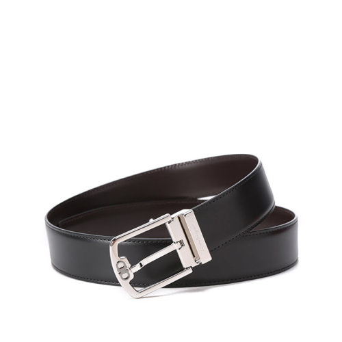 Salvatore Ferragamo/菲拉格慕【22年新款】男士牛皮革可裁剪針扣式雙面皮帶腰帶3.5cm 670020