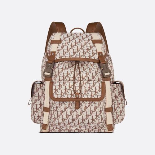  DIOR迪奧 22年秋冬 男士 雙肩包 CACTUS JACK DIOR Dior Hit The Road 雙肩背包 1ESBA163JOD_H