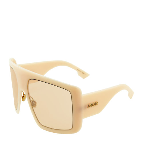 DIOR/迪奧 時尚 個性 超大 超寬 超輕 全屏 防護 護目 男女款 太陽鏡 黑色 裸色 樹脂 全框 墨鏡 眼鏡 DIORSOLIGHT1 DIOR 迪奧