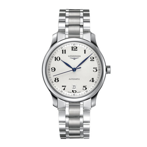 LONGINES/浪琴 名匠系列 自動(dòng)機(jī)械表 銀“大麥籽?！北P鋼鏈男表38.5毫米L2.628.4.78.6