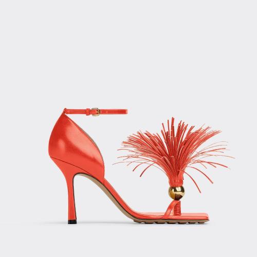  BV葆蝶家 22年秋冬 女士 高跟涼鞋 sandales a brides stretch 716241VBSF06597