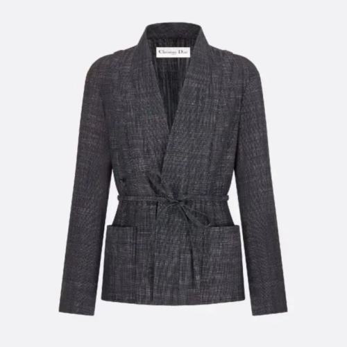 DIOR/迪奧  新款時(shí)尚科技面料女士西服外套127V37A 3360 5830