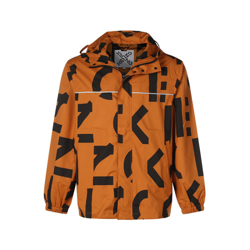 KENZO/高田賢三 男士KENZO Sport系列聚酯纖維拉鏈夾克上衣外套 5BL560 1NM