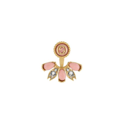  GUCCI古馳 22年秋冬 女士 互扣式雙G單邊耳環(huán) 729133 I9875 8522