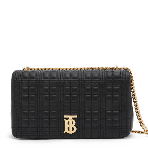 BURBERRY/博柏利 Lola–中號絎縫羔羊皮蘿納包80217011