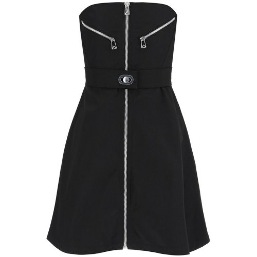 Bottega Veneta/葆蝶家 女士黑色時尚休閑連衣裙 666294 V03U0 1000