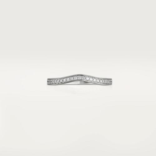  CARTIER 22年秋冬 女士 戒指 Ballerine結(jié)婚對戒 鉑金