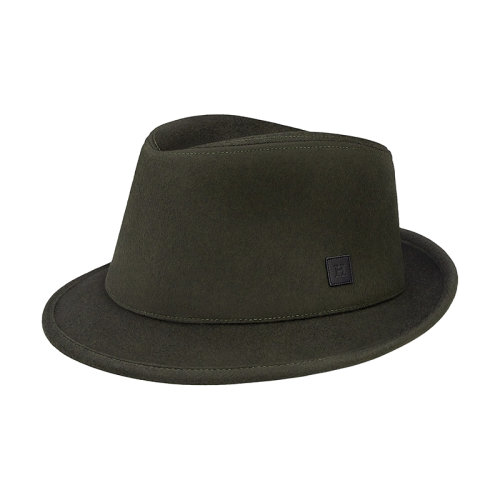 HERMES/愛馬仕 22年早春新款 Funk系列 男士卡其色純羊絨氈帽爵士帽禮帽H212050N2959