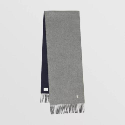  BURBERRY 22年秋冬 女士 雙面兩用專屬標(biāo)識羊絨圍巾 80653301