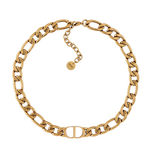 DIOR/迪奧 30 MONTAIGNE系列 復(fù)古金屬鏤空“CD”鏈環(huán)項鏈N1393MTGMT_D907