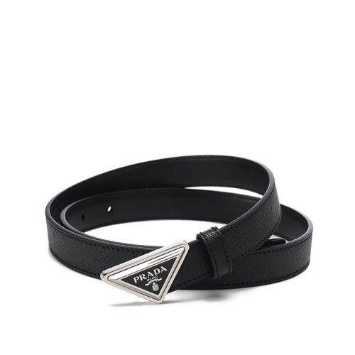 PRADA/普拉達(dá)【22年新款】 女士皮革板扣式皮帶腰帶2cm 1CC522年 053