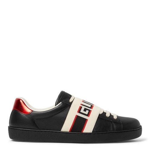 GUCCI/古馳 男鞋 小白鞋 品牌字母LOGO 男士皮革時(shí)尚百搭休閑運(yùn)動(dòng)鞋 523469 0FIV0 1076