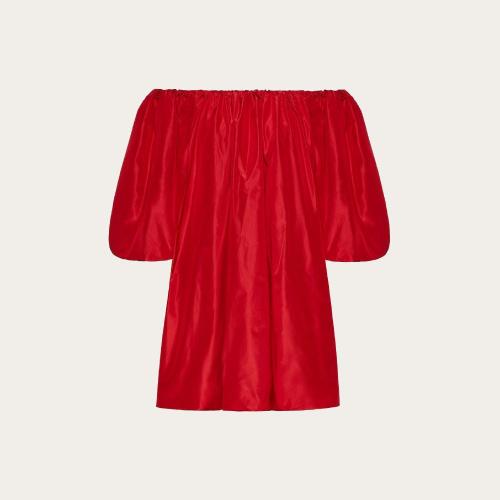  VALENTINO華倫天奴 22年秋冬 女士 連衣裙 ROBE COURTE EN TAFFETAS LA_Vé XB0VAYX0745157