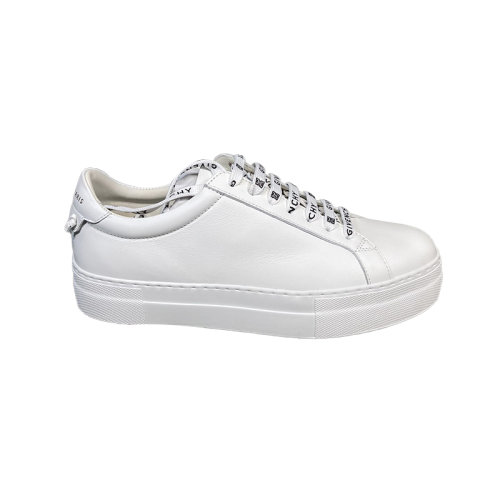 Givenchy 紀梵希 女士增高厚底小白鞋 logo鞋帶