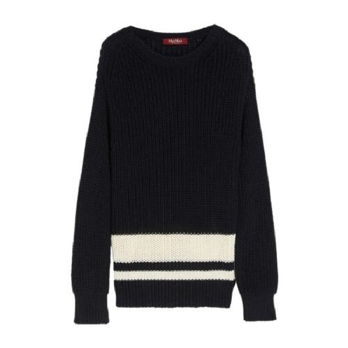  MaxMara/麥絲瑪拉 女士混色時(shí)尚休閑針織衫/毛衫 63610727 001 PLFSX