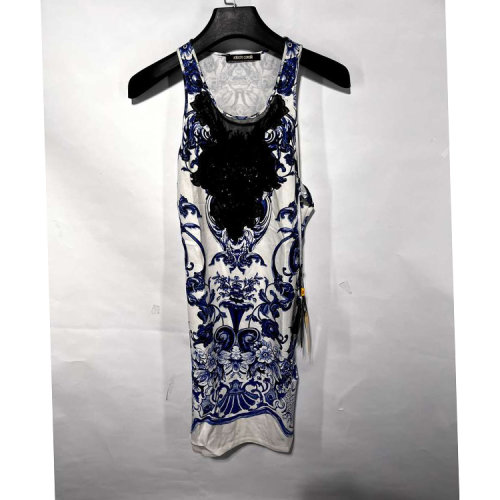 Roberto Cavalli/羅伯圖 卡維里女裝/女士裙裝/女士連衣裙 衣領標簽掉了一半